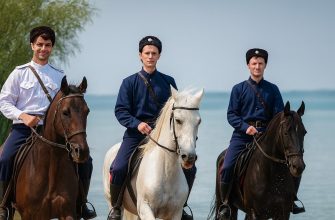 Три казака на лошадях